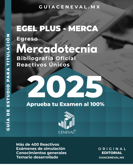 Guía Ceneval Egel Plus Mercadotecnia