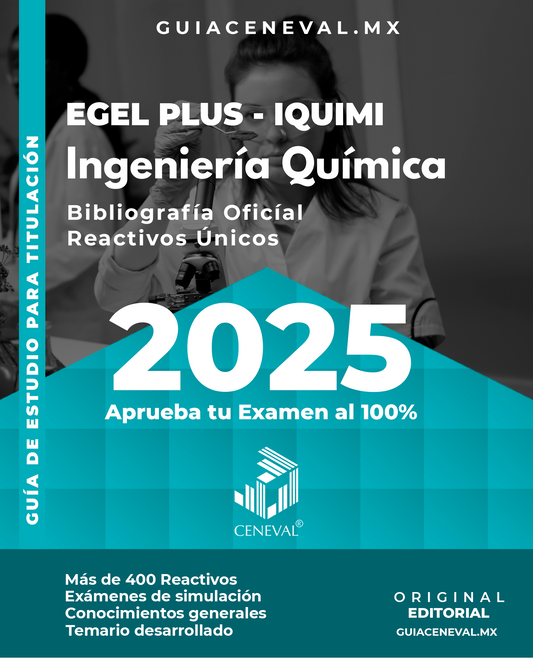 Guía Ceneval Egel Plus Ingeniería Química