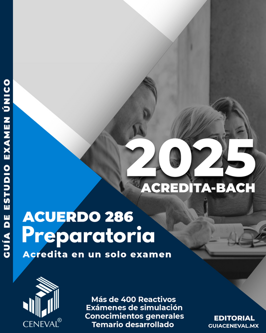 Guía Ceneval Acuerdo 286 Preparatoria Bachillerato Examen Único