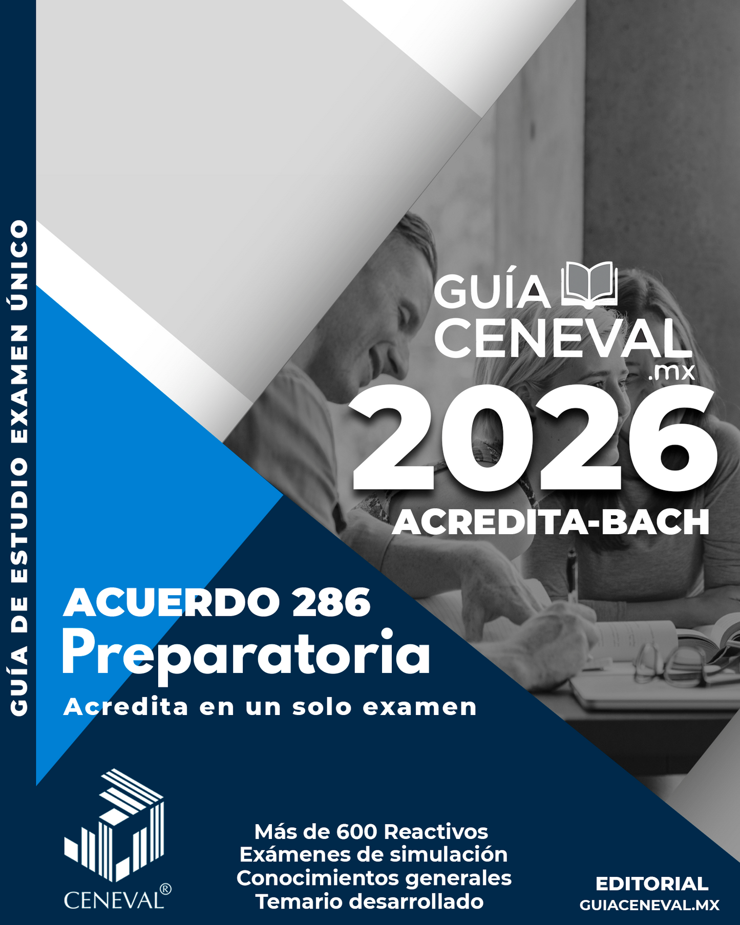 Guía Ceneval Acuerdo 286 Bachillerato 2026 - Examen Único Acredita-Bach