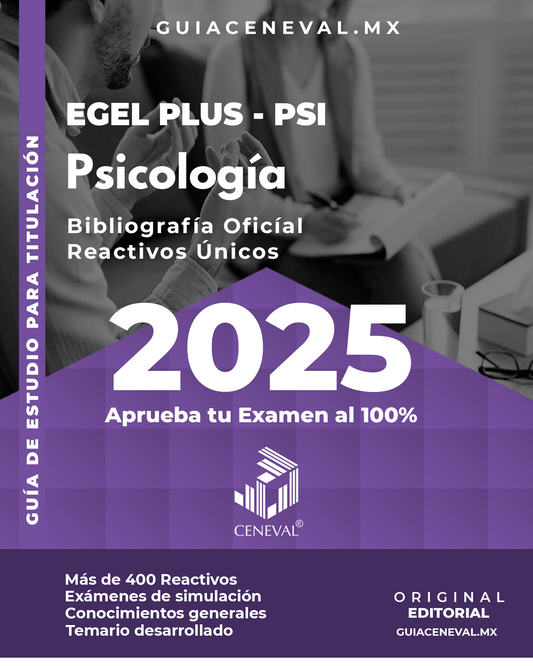 Guía Ceneval Egel Plus Psicología