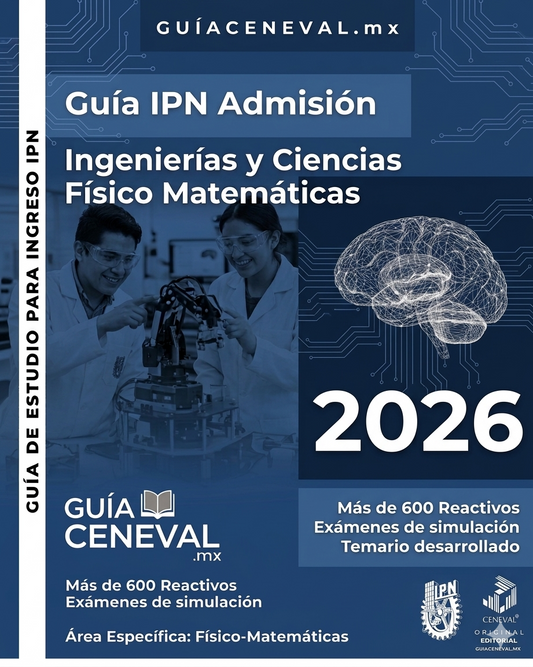 Guía IPN Área 1 Admisión 2026