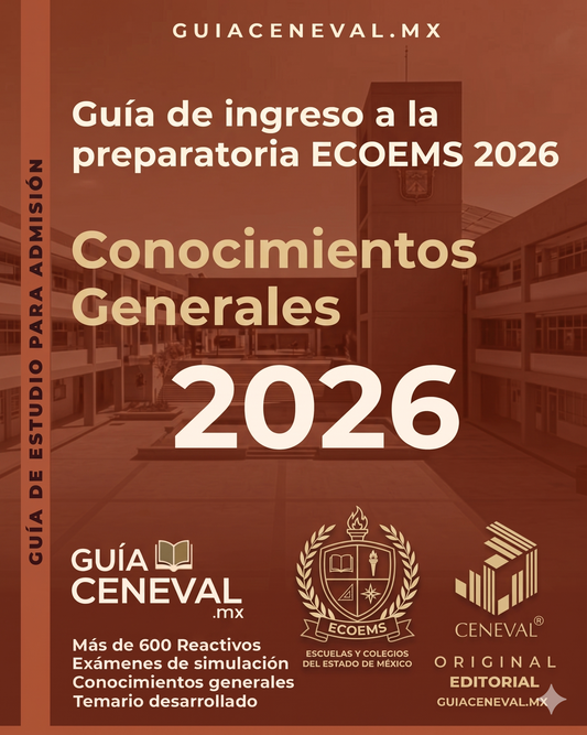 Guía de ingreso a la preparatoria ECOEMS 2026